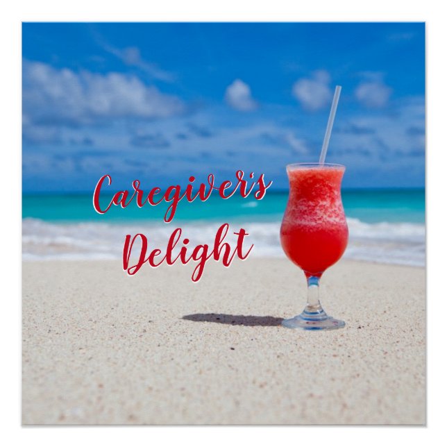 Poster glacé pour le plaisir du soignant (Devant)