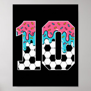 Poster Glace qui coule Soccer Enfant de 10 ans Jeunesse 1