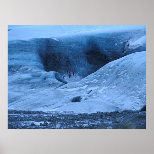 Poster Glacier d'Islande (Devant)
