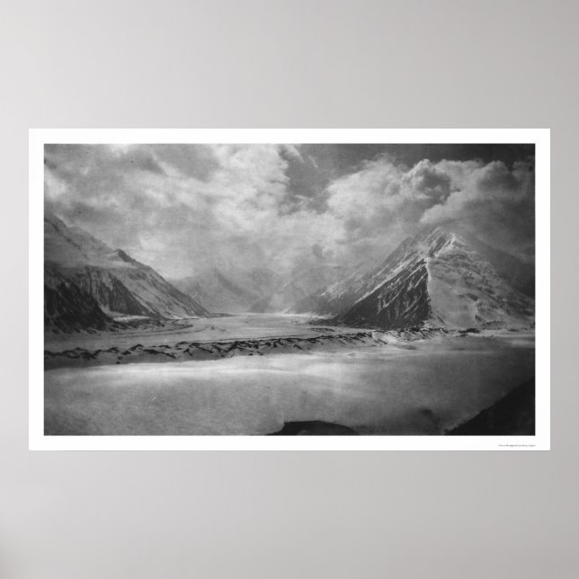 Poster Glacier géant Alaska 1912 (Devant)