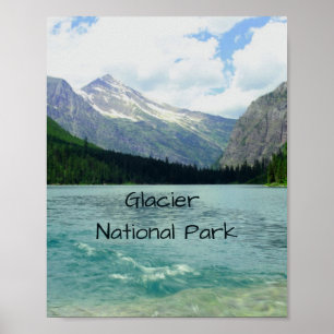 Poster Glacier National Park Montana