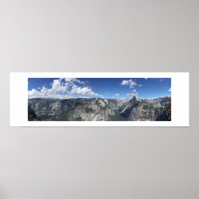 Poster Glacier Point Horizon Panoramique Photographie cou (Devant)