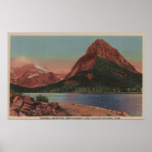 Poster Glacier, TA - vue de Grinnell Mt. et Swiftcurren