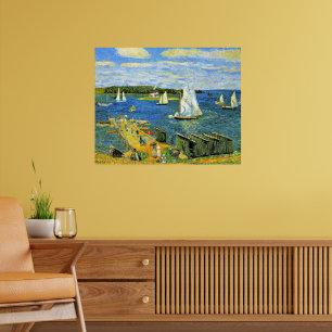 Poster Glackens - Mahone Bay, art,