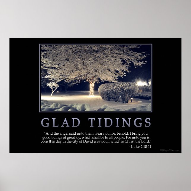 Poster Glad Tidings (Devant)