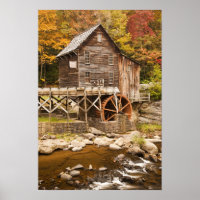 Glade Creek Grist Mill, Parc d'État de Babcock, 2