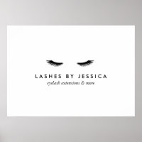 Glam Eyelashes noir et blanc