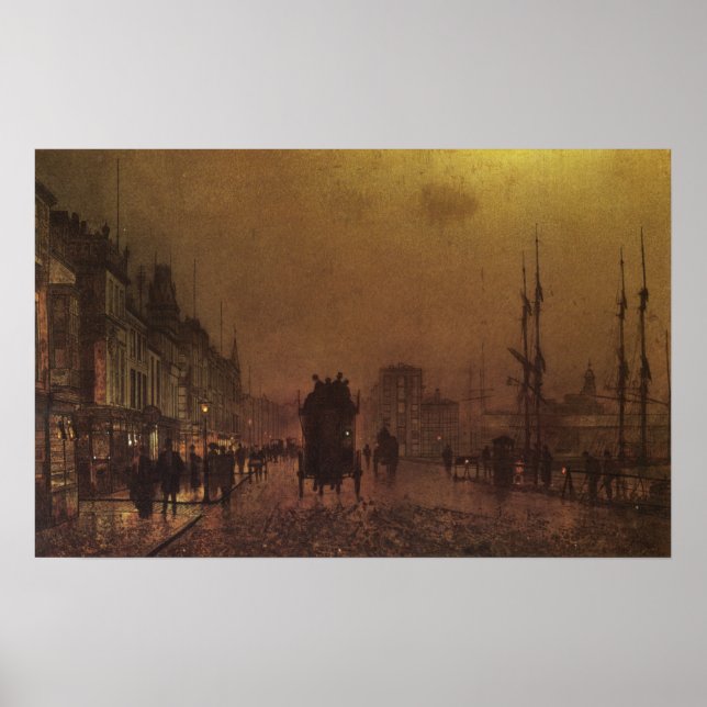 Poster Glasgow Docks (Devant)