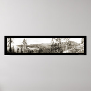 Poster Glenbrook Lake Tahoe Photo 1906