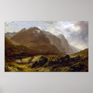 Poster Glencoe par Horatio McCulloch