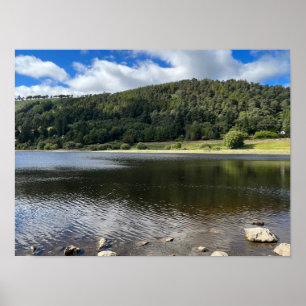 Poster Glendalaugh Lakes Comté Wicklow Irlande Europe