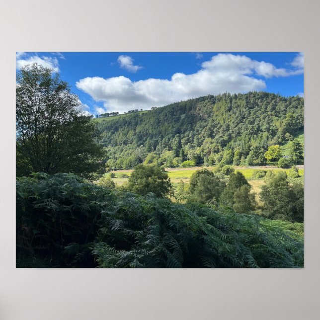 Poster Glendalaugh Lakes Comté Wicklow Irlande Europe (Devant)