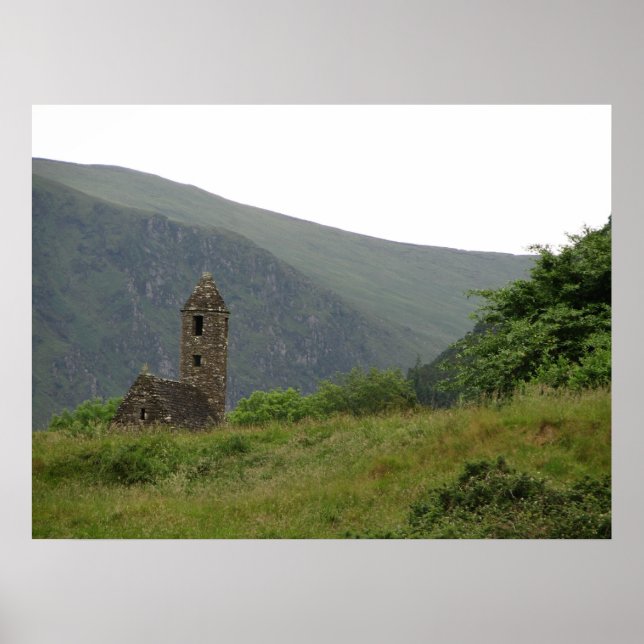 Poster Glendalough, Irlande (Devant)