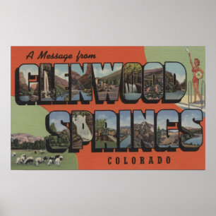 Poster Glenwood Springs, le Colorado - grandes scènes 2