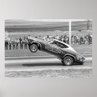 Poster Glisser vintage - Moonshot Chevelle Wheelstander