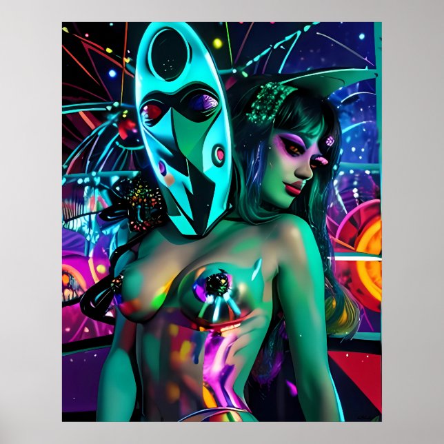 Poster Glitch Dream-Streaming the Old Gods (Devant)