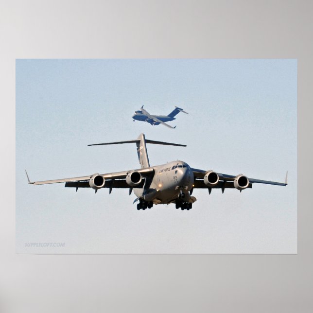 Poster Globemasters C-17 (Devant)