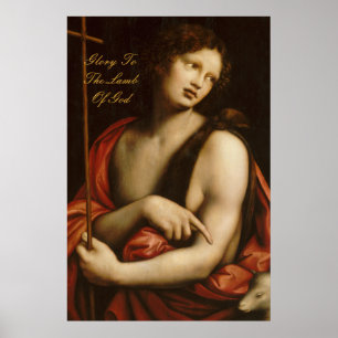 POSTER GLOIRE À L'AGNEAU DE DIEU