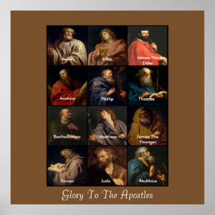 Poster Gloire Aux Apôtres