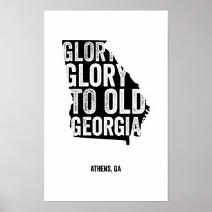Poster Gloire de gloire (noir)
