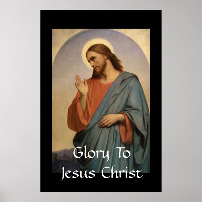 POSTER GLOIRE DE JÉSUS CHRIST (Devant)