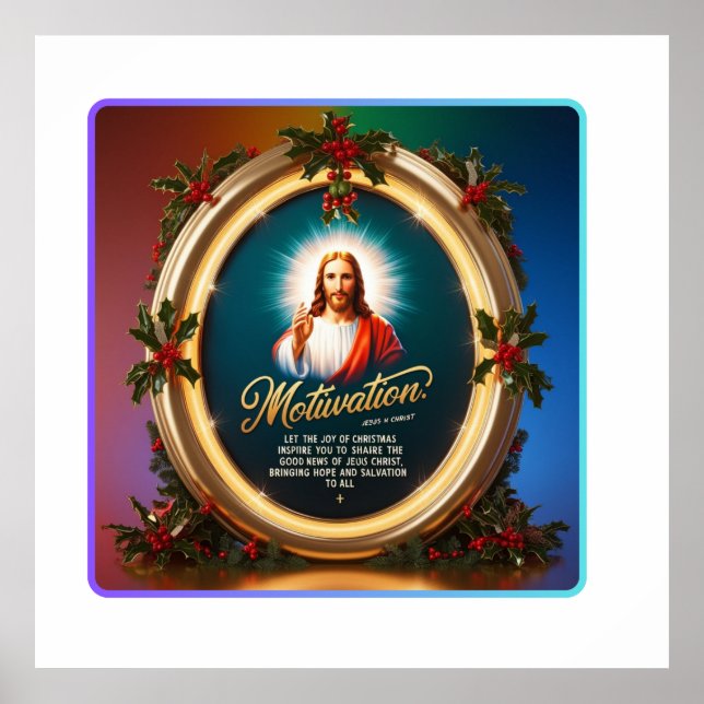 Poster Gloire rayonnante : La joie de Noël et du Salut (Devant)