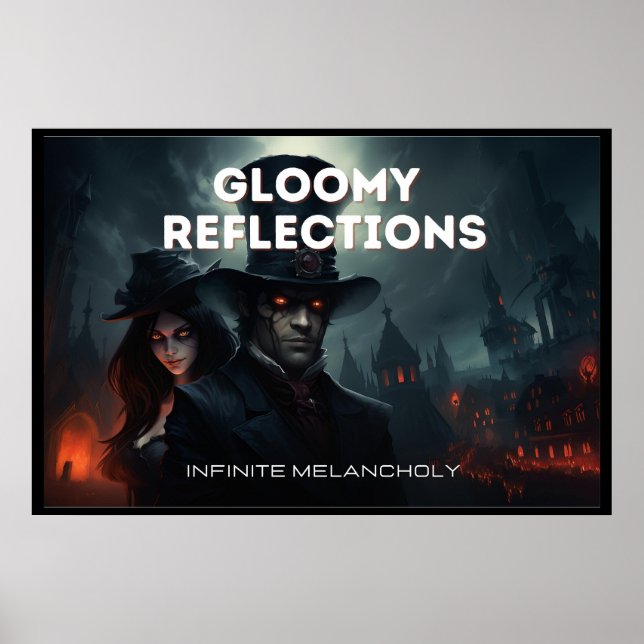 Poster Gloomy Reflections (Devant)