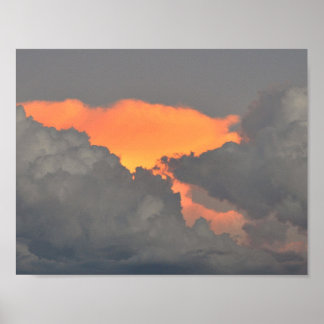 Poster glorieux du coucher du soleil 3