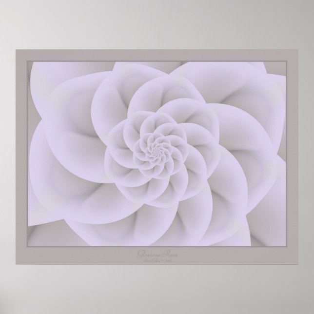 Poster Glorieux Rose (Devant)