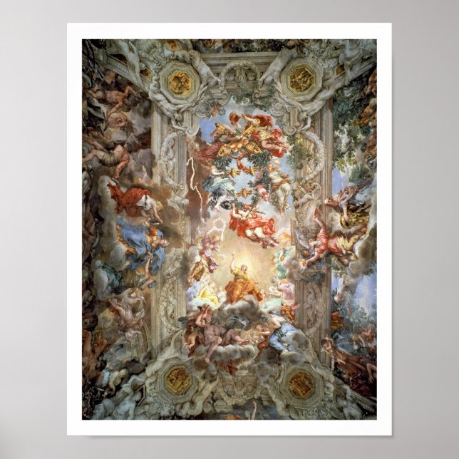 Poster Glorification du règne du Pape Urbain VIII (156 (Devant)