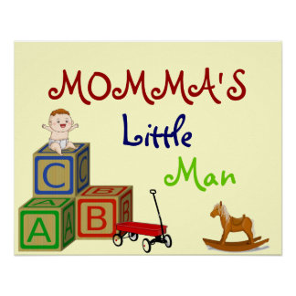 Poster Glossy De La Petite Salle De Jeu De MOMMA