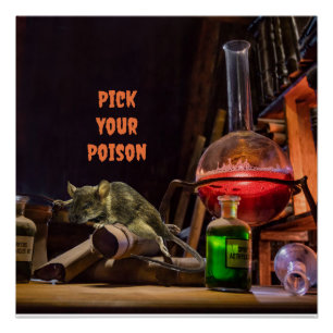 Poster Glossy Halloween, Choisis ton poison