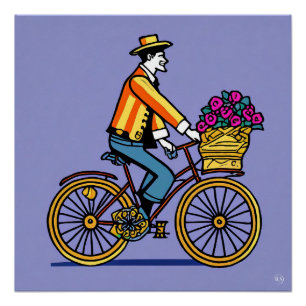 Poster Glossy Vélo