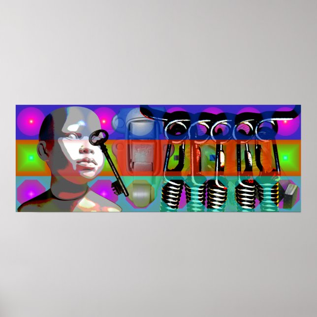 Poster GMT 24 Heures Project Doll Pop Psychedelic Frame P (Devant)