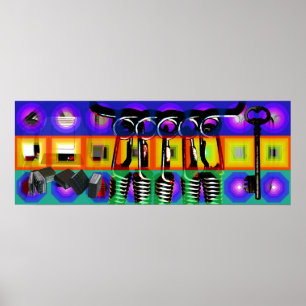 Poster GMT 24 Heures Project Pop Psychedelic Frames 2 P