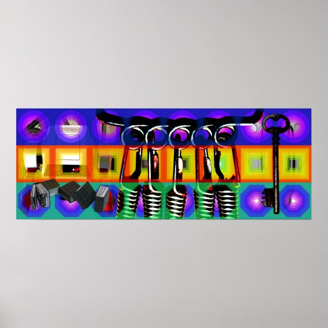 Poster GMT 24 Heures Project Pop Psychedelic Frames 2 P (Devant)