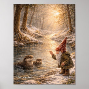 Poster Gnome et Loutre