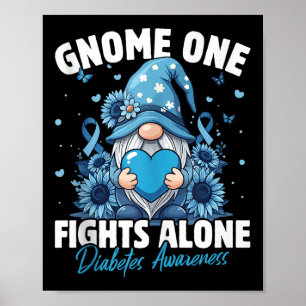 Poster Gnome One combat seul le Débardeur de sensibilisat
