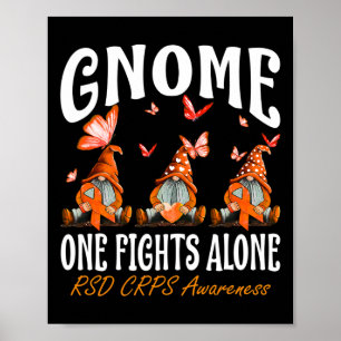 Poster Gnome One combat seul RSD Sensibilisation aux CRPS