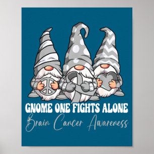 Poster Gnome One se bat seul pour la sensibilisation au c