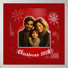 Poster Gnomes Noël Personnaliser le fond de photo