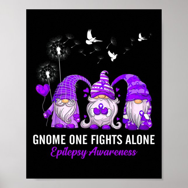 Poster Gnomes One combat l'épilepsie à elle seule Epileps (Devant)