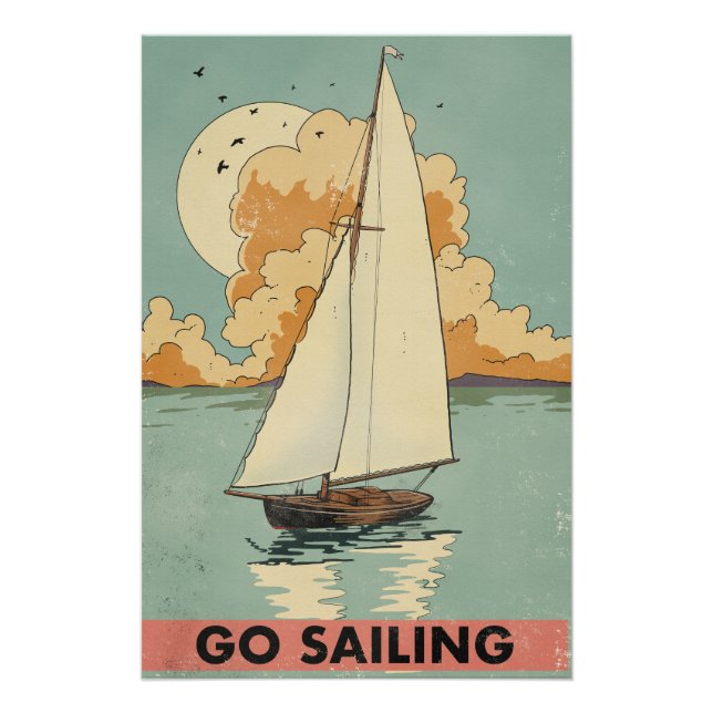 Poster Go Sailing (Devant)