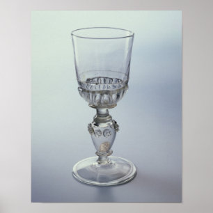 Poster Gobelet avec la cuvette ronde d'entonnoir