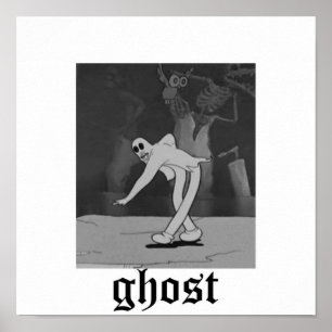 Poster Gobelet blanc de la neige