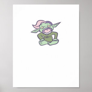 Poster Goblincore Fart Goblin Classique