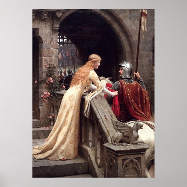 Poster God Speed par Edmund Leighton (Devant)