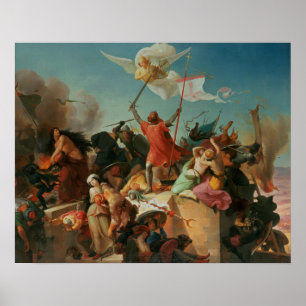 Poster Godfrey de Bouillon, croisé français