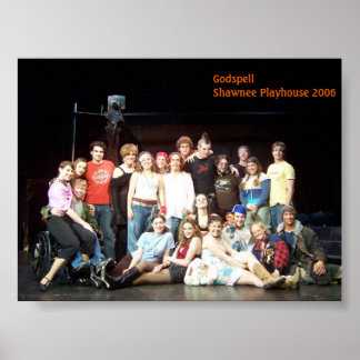 Poster Godspell Shawnee Playshouse 2006 Cast