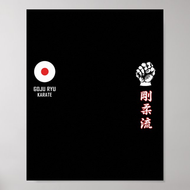 Poster Goju Ryu Karate (Devant)
